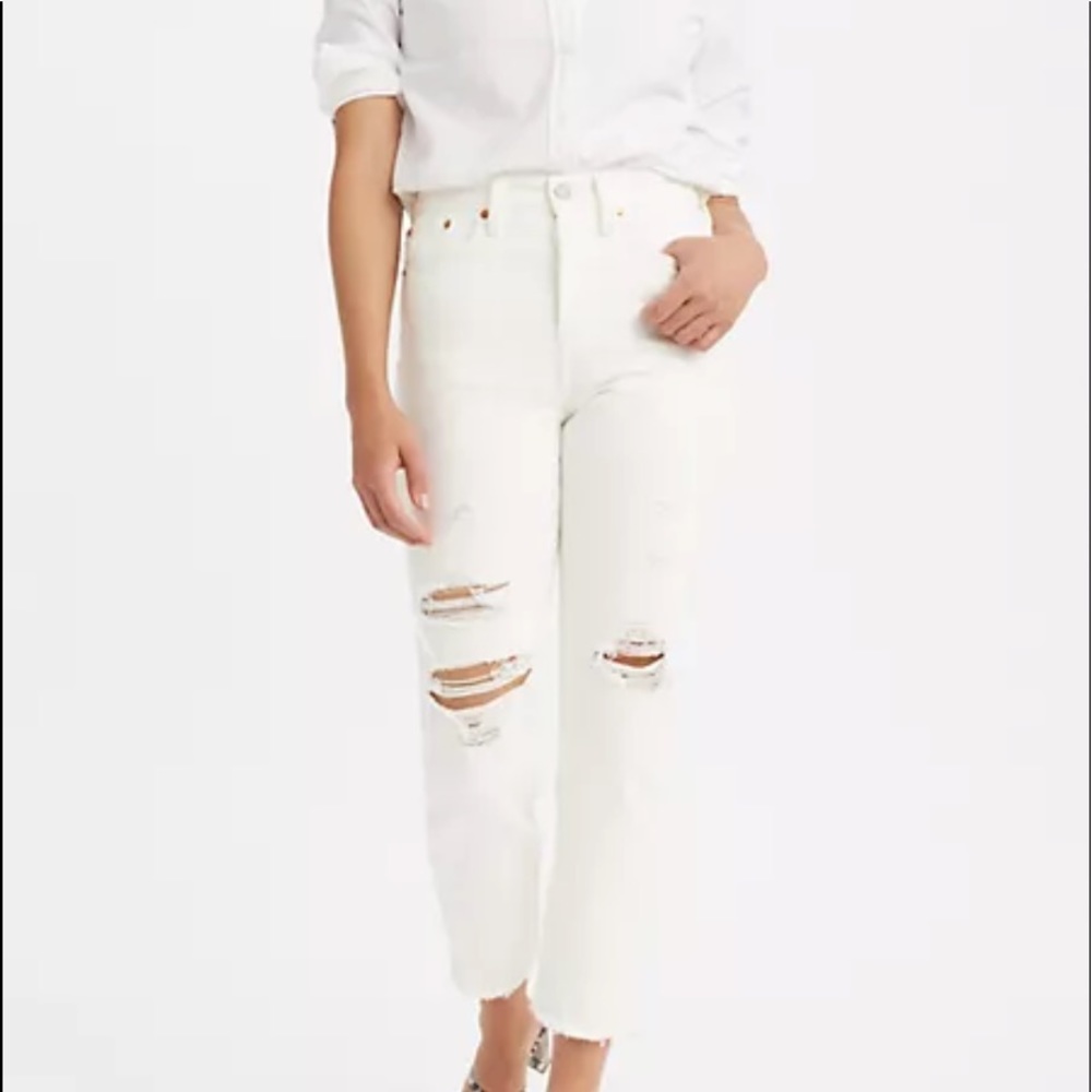 Levi White Jeans